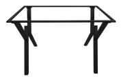 Retro Metal Masa Ayak - X Ayak (50x100cm Çerçeve )