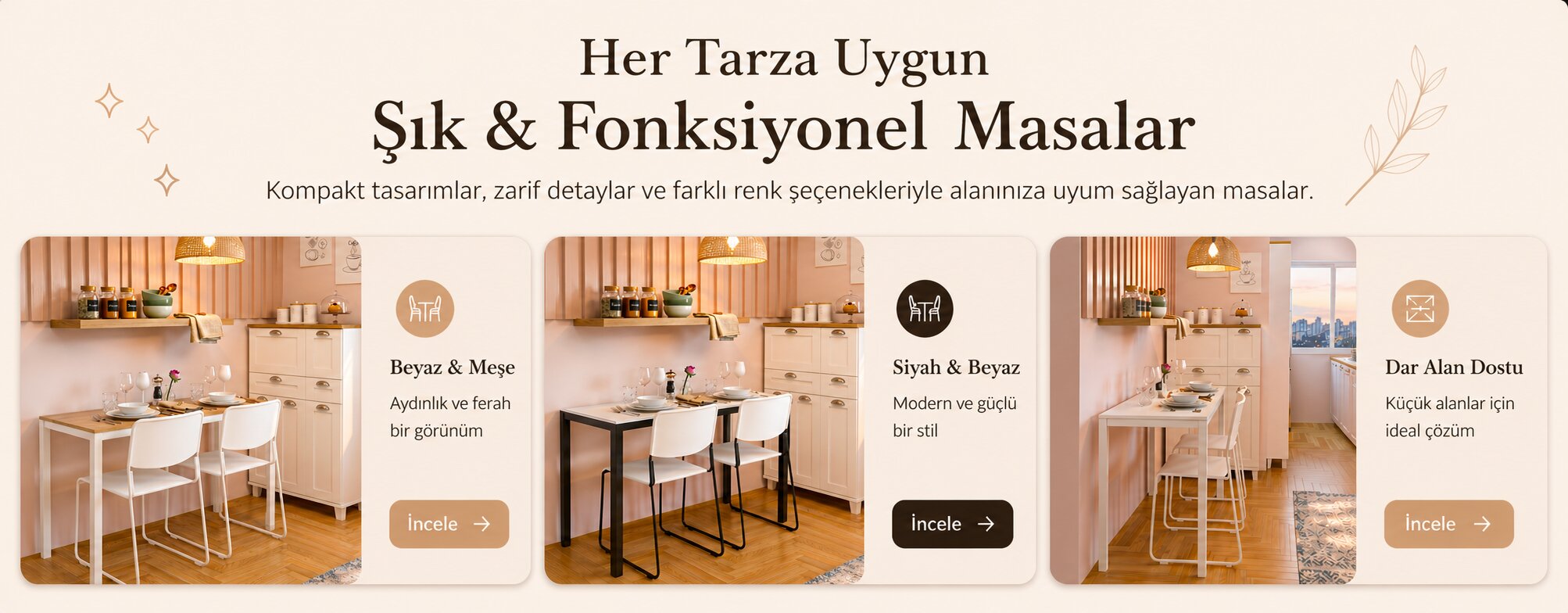 Mutfak Masaları