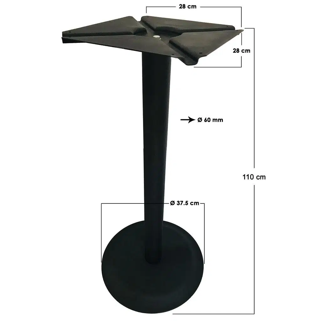 Metal Masa Ayağı Bistro Ayak 110cm